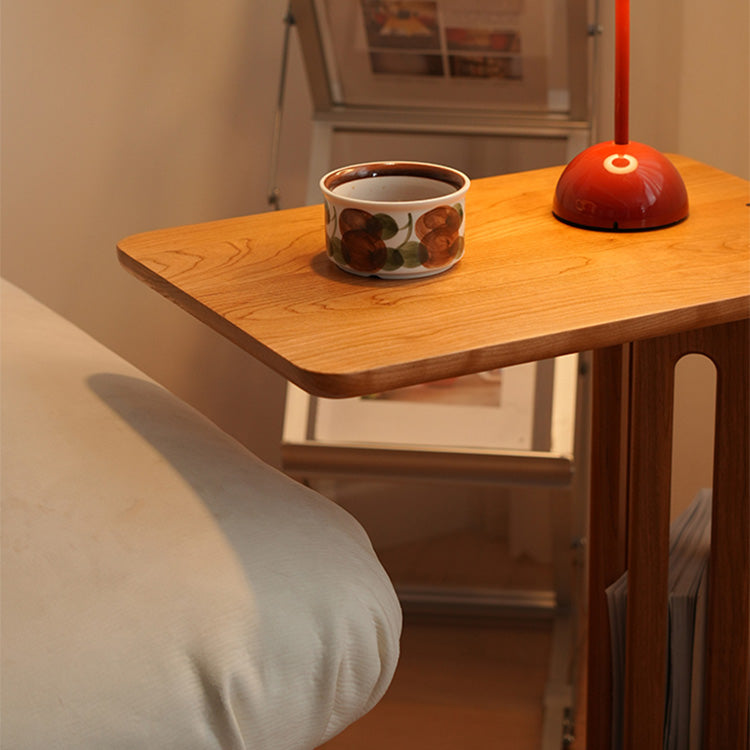 高品質チェリー材使用 センターテーブル - シックで温かみのある木製テーブル fyx-881