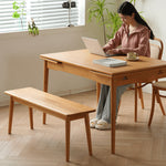 チェリー&オークの高品質スツール - エレガントなデザインと耐久性 fyx-885