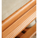 チェリー材&コーデュロイ キャビネット|高級感あふれる収納家具 fyx-899