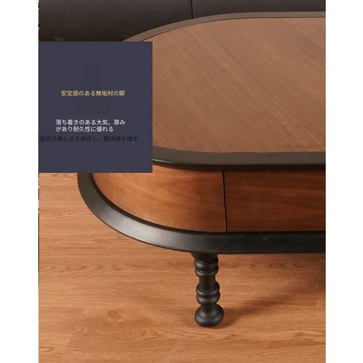 アッシュ材使用のエレガントなセンターテーブル|リビングに最適な洗練されたデザイン fzgf-3102