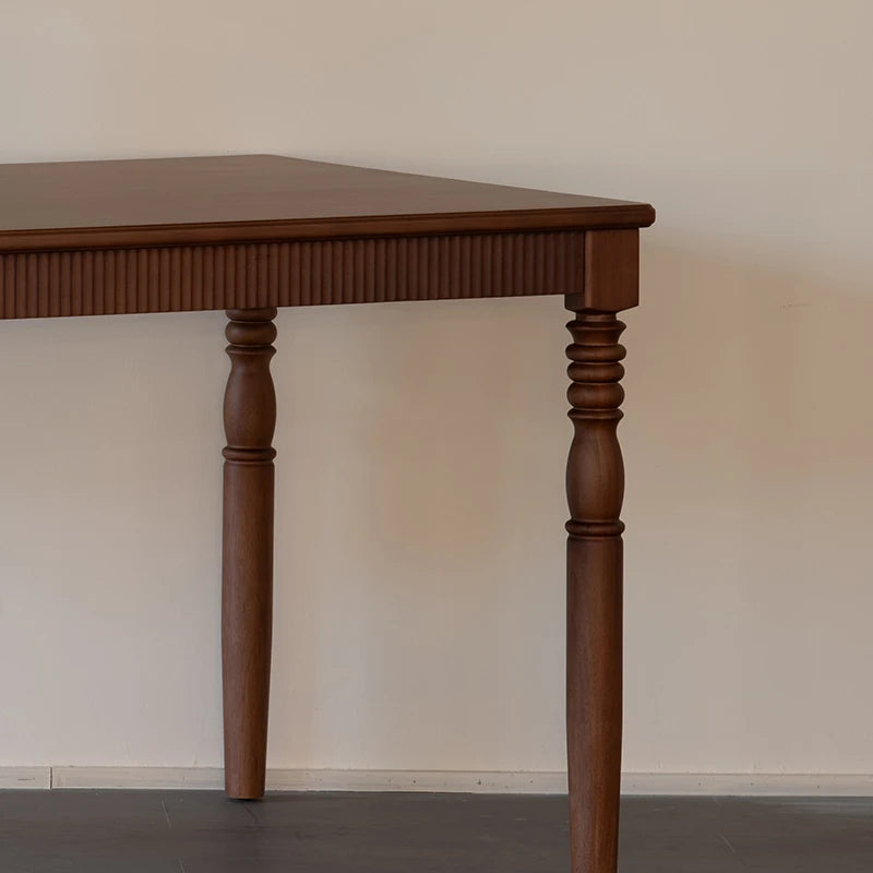 ウォールナット製のスタイリッシュなテーブル - モダンインテリアに最適なデザイン fzgf-3105