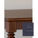 ウォールナット製のスタイリッシュなテーブル - モダンインテリアに最適なデザイン fzgf-3105