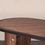 アッシュ材オーバルテーブル – モダンデザインの食卓、リビングルームに最適なスタイリッシュ家具 fzgf-3107