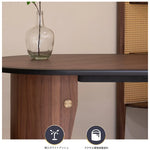 アッシュ材オーバルテーブル – モダンデザインの食卓、リビングルームに最適なスタイリッシュ家具 fzgf-3107