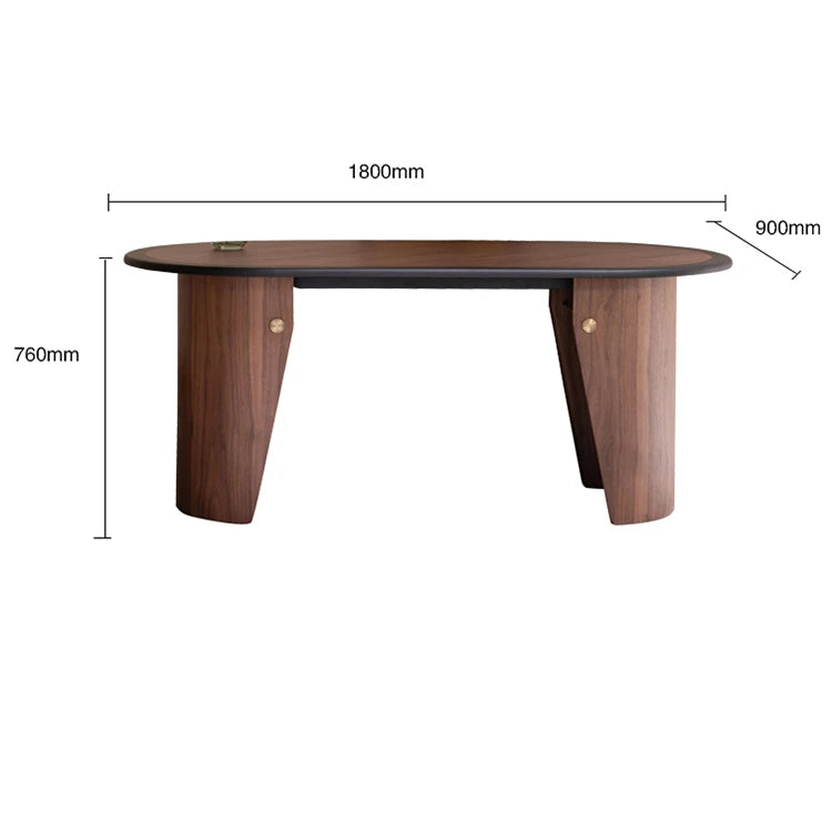 アッシュ材オーバルテーブル – モダンデザインの食卓、リビングルームに最適なスタイリッシュ家具 fzgf-3107