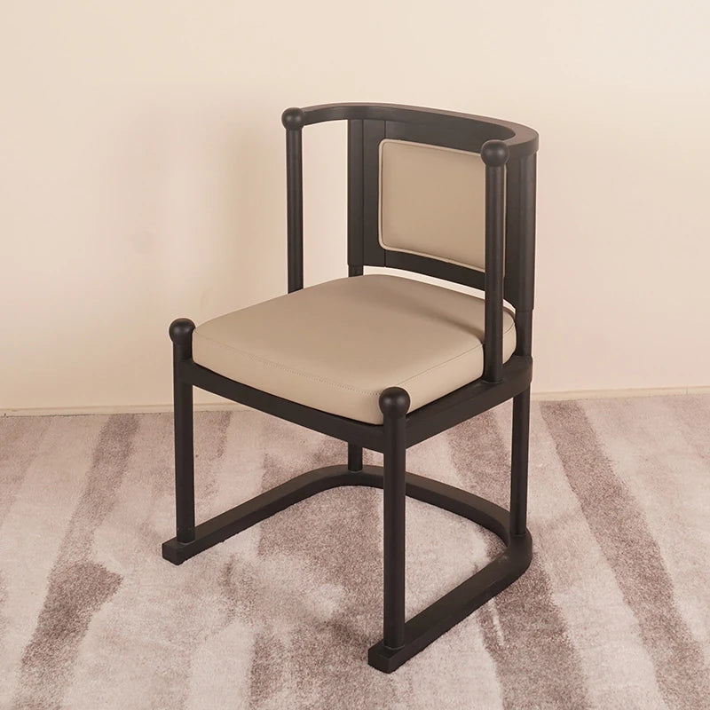 シンプルでスタイリッシュなアッシュ材・合皮チェア | インテリアにぴったりな快適な座り心地 fzgf-3109