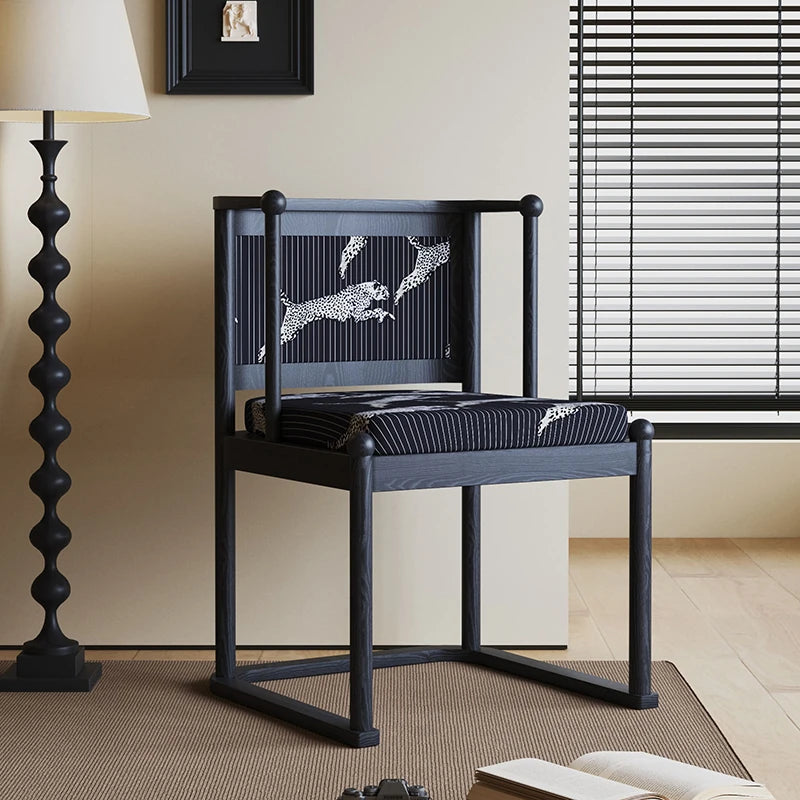 シンプルでスタイリッシュなアッシュ材・合皮チェア | インテリアにぴったりな快適な座り心地 fzgf-3109