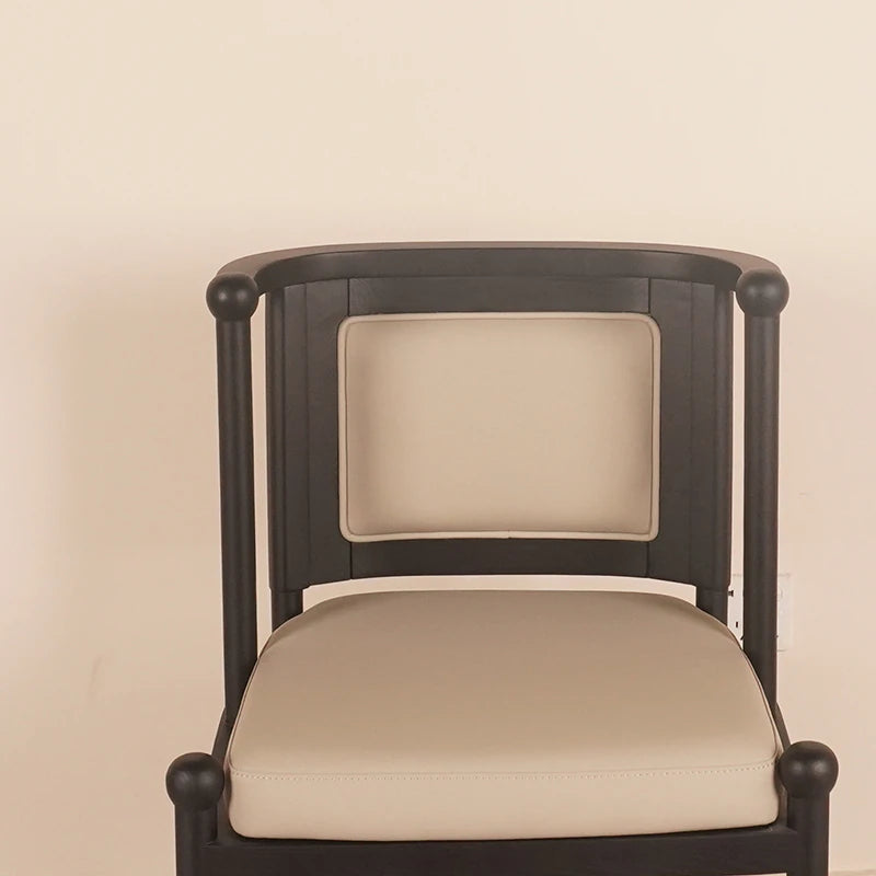 シンプルでスタイリッシュなアッシュ材・合皮チェア | インテリアにぴったりな快適な座り心地 fzgf-3109