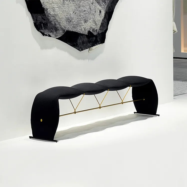 スツール イエロー ブラック アイアン ステンレス fzy-3324