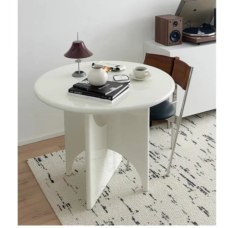 テーブル ホワイト ブラック カラー1 多層板 石材天板 fzy-3325