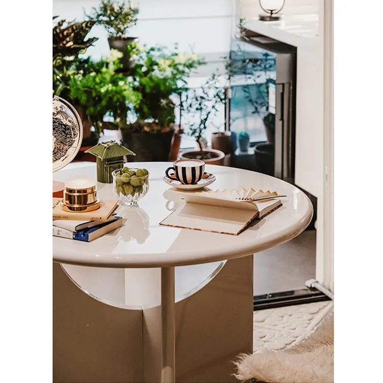 テーブル ホワイト ブラック カラー1 多層板 石材天板 fzy-3325