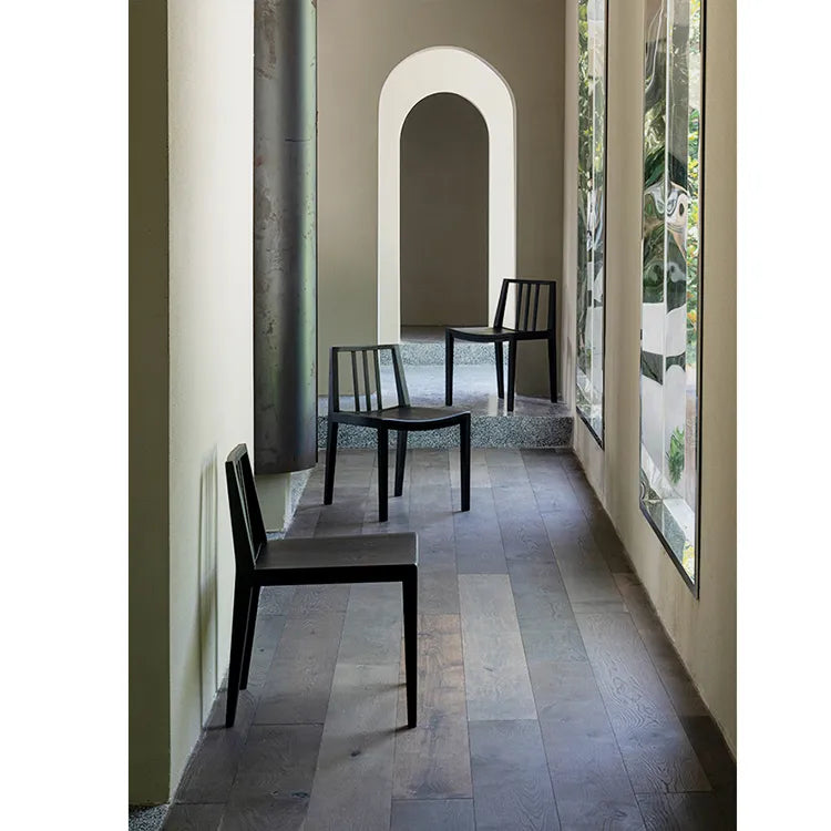 チェア ライトブラウン ブラック ナチュラル 多層板 無垢材 fzy-3326