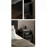 キャビネット ホワイト ブラック 多層板 ステンレス ガラス fzy-3327