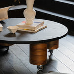 センターテーブル ブラック 多層板 ステンレス 中密度繊維板 fzy-3330