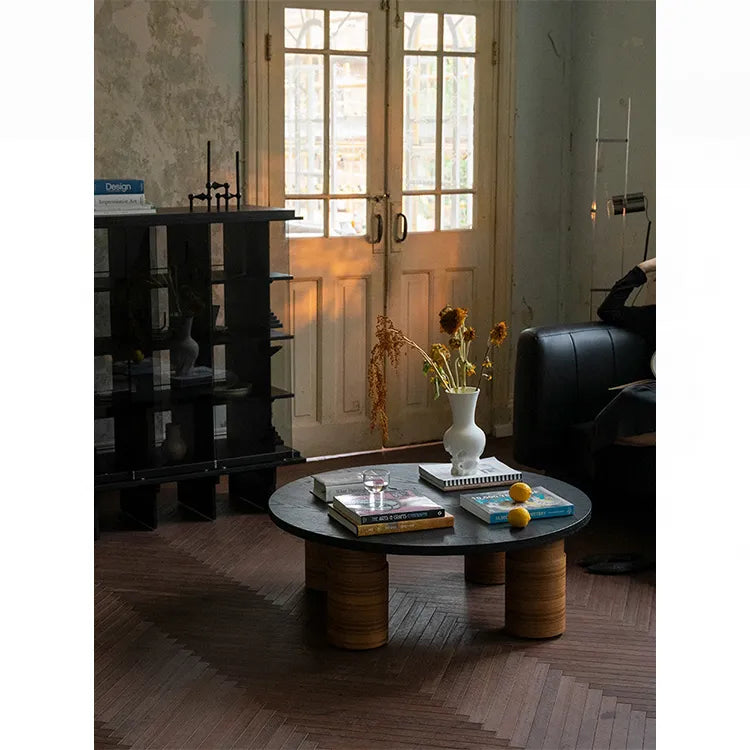 センターテーブル ブラック 多層板 ステンレス 中密度繊維板 fzy-3330