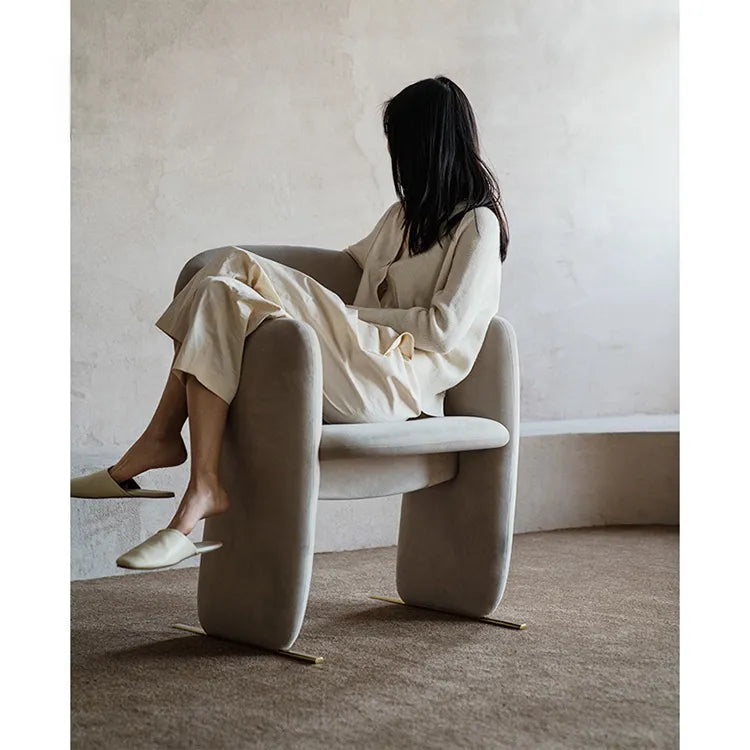 チェア ベージュ オレンジ ブルー 多層板 ステンレス fzy-3331