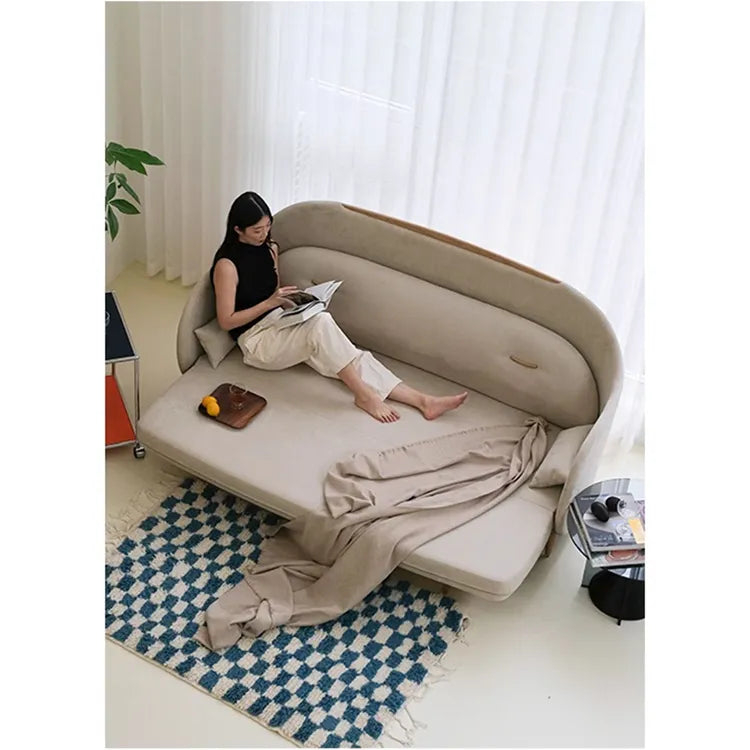 ソファー ダークグレー ベージュ ブルー オーク 多層板 エアレザー ベルベット fzy-3335