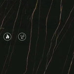 高級感漂う無垢材セラミックナイトテーブル - PUレザー仕上げのモダンデザイン fzyhs-2740