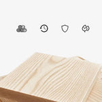 高級感漂うナイトテーブル|無垢材&セラミック&PUレザー使用 fzyhs-2743