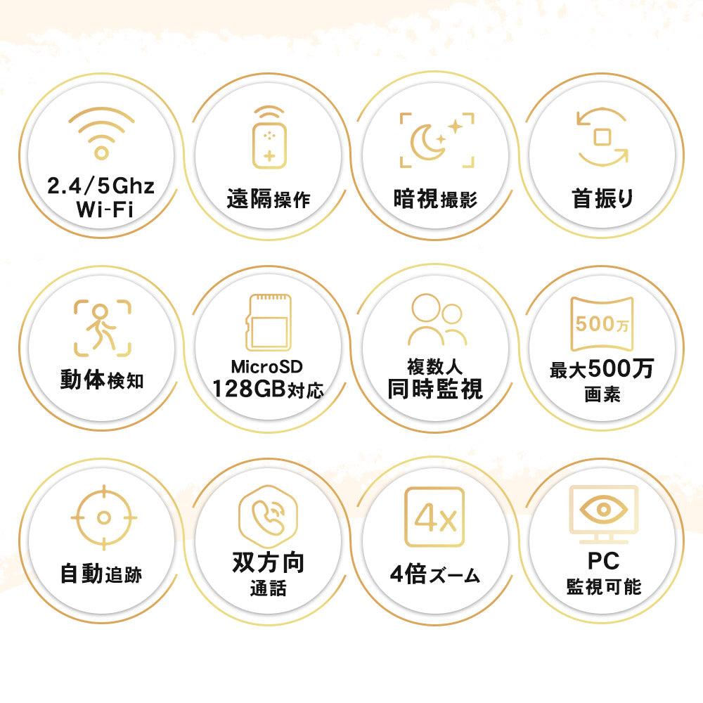 500万画素自動追跡夜間撮影パンチルト対応 Z-GB105