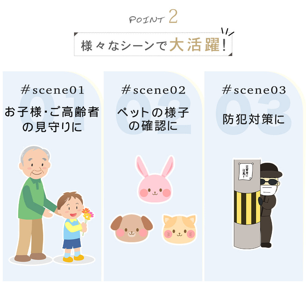 500万画素自動追跡夜間撮影パンチルト対応 Z-GB105