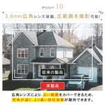 ドーム型カメラ屋外対応最大800万画素赤外線搭載カメラ S-GB206