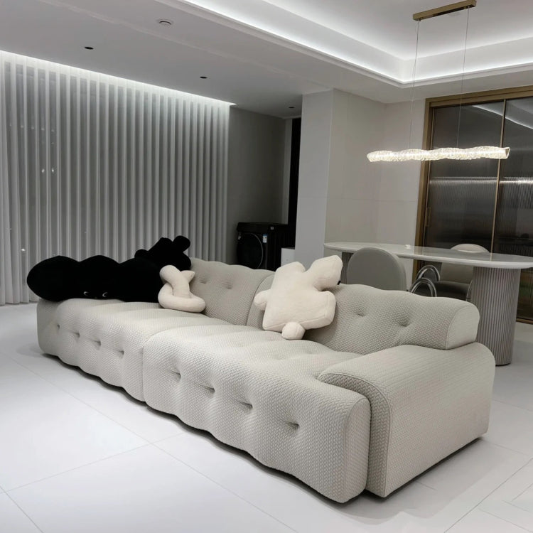 直線型 ファブリックソファ ブラック|イタリアンミニマル 寝室向け リビング対応 ggjj-0226-71