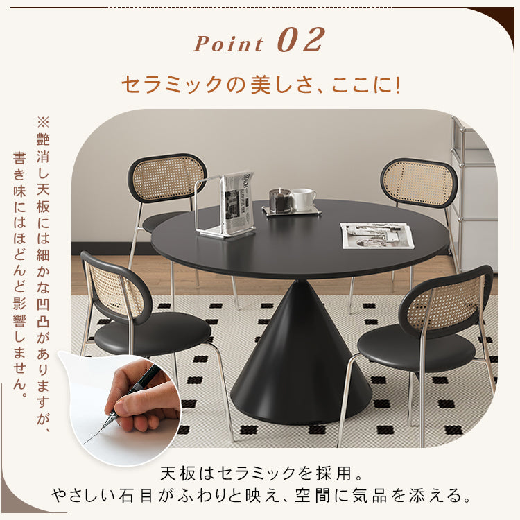 多層板とセラミック使用の高耐久テーブル hagst-1672