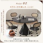 多層板とセラミック使用の高耐久テーブル hagst-1672