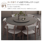 高級アッシュ材とセラミックの多層板テーブル hagst-1673