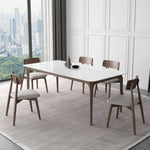 セラミック&アッシュ材の多層板テーブル - デザイン性と耐久性を兼ね備えた逸品 hagst-317