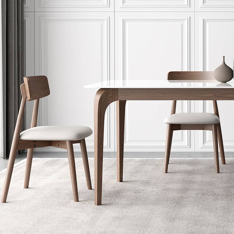 セラミック&アッシュ材の多層板テーブル - デザイン性と耐久性を兼ね備えた逸品 hagst-317