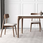 セラミック&アッシュ材の多層板テーブル - デザイン性と耐久性を兼ね備えた逸品 hagst-317