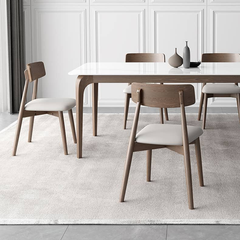 セラミック&アッシュ材の多層板テーブル - デザイン性と耐久性を兼ね備えた逸品 hagst-317