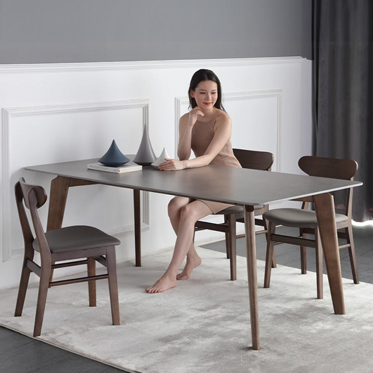 セラミックとアッシュ材の多層板テーブル - 美しいデザインと耐久性を誇る卓越のインテリア hagst-318