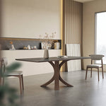 セラミック&アッシュ材テーブル - 多層板仕様の洗練されたデザイン hagst-322