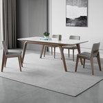 セラミック&アッシュ材テーブル - モダンなデザインと高耐久性 hagst-323