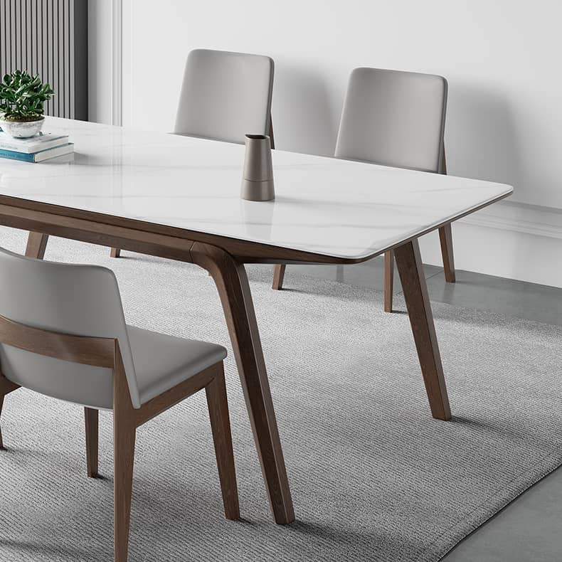 セラミック&アッシュ材テーブル - モダンなデザインと高耐久性 hagst-323