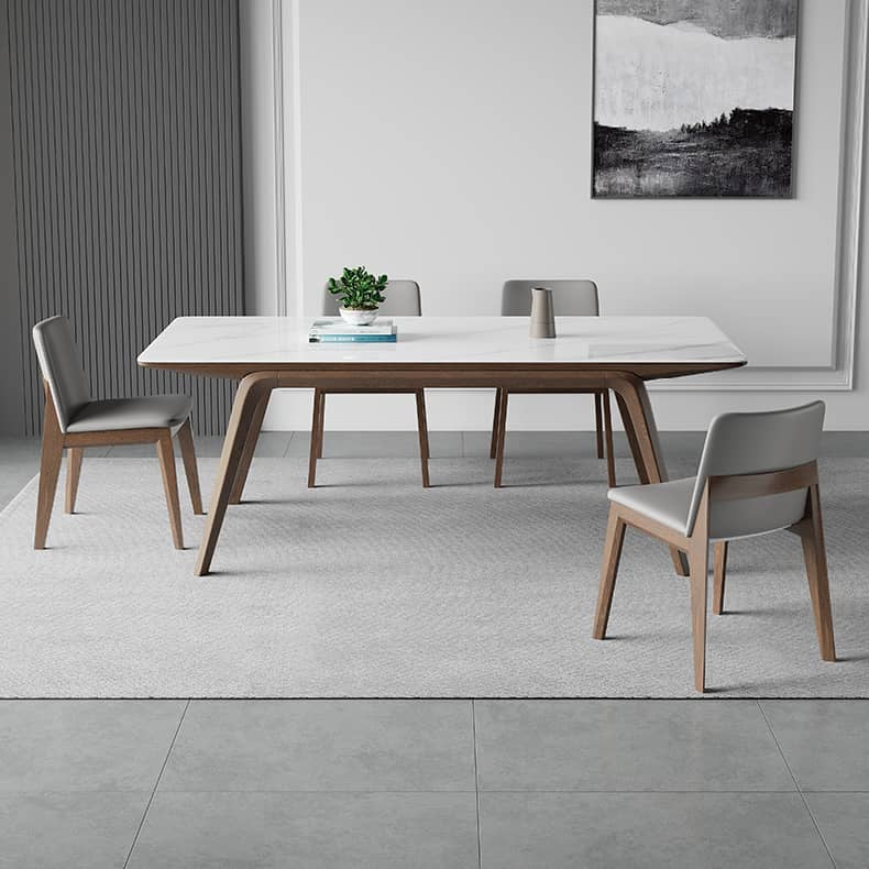 セラミック&アッシュ材テーブル - モダンなデザインと高耐久性 hagst-323