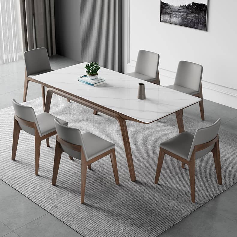 セラミック&アッシュ材テーブル - モダンなデザインと高耐久性 hagst-323