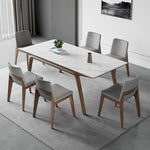 セラミック&アッシュ材テーブル - モダンなデザインと高耐久性 hagst-323