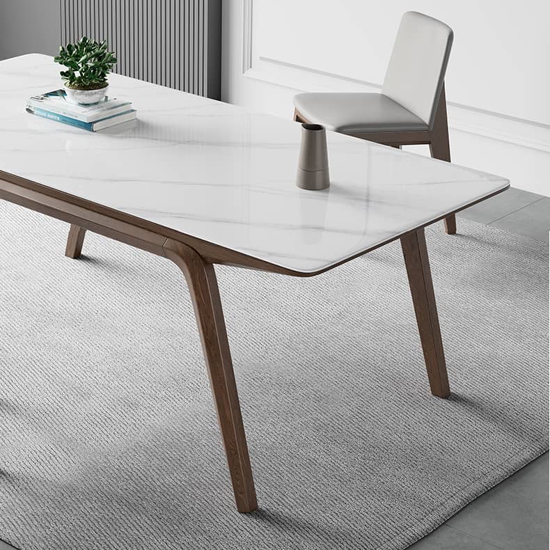 セラミック&アッシュ材テーブル - モダンなデザインと高耐久性 hagst-323