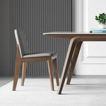 高級アッシュ材使用!スタイリッシュで快適な合皮チェア hagst-329