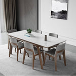 高級アッシュ材使用!スタイリッシュで快適な合皮チェア hagst-329