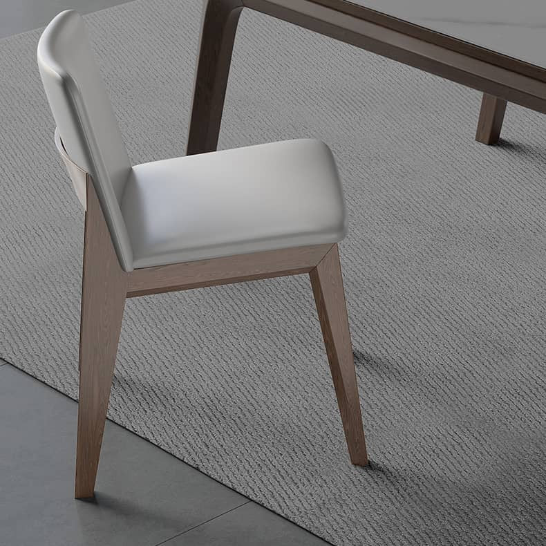 高級アッシュ材使用!スタイリッシュで快適な合皮チェア hagst-329