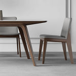 高級アッシュ材使用!スタイリッシュで快適な合皮チェア hagst-329