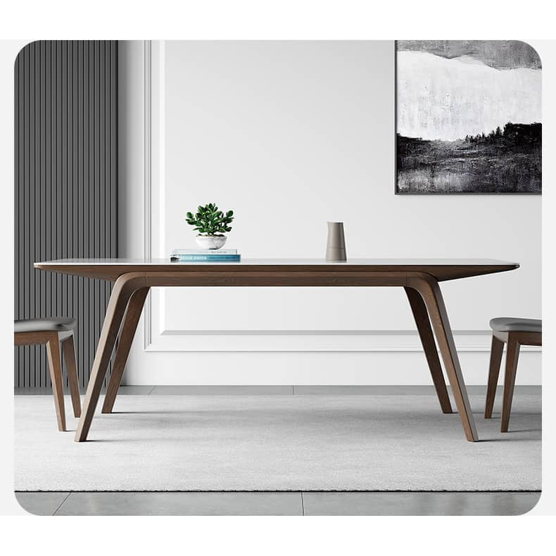 高級アッシュ材使用!スタイリッシュで快適な合皮チェア hagst-329