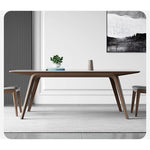 高級アッシュ材使用!スタイリッシュで快適な合皮チェア hagst-329