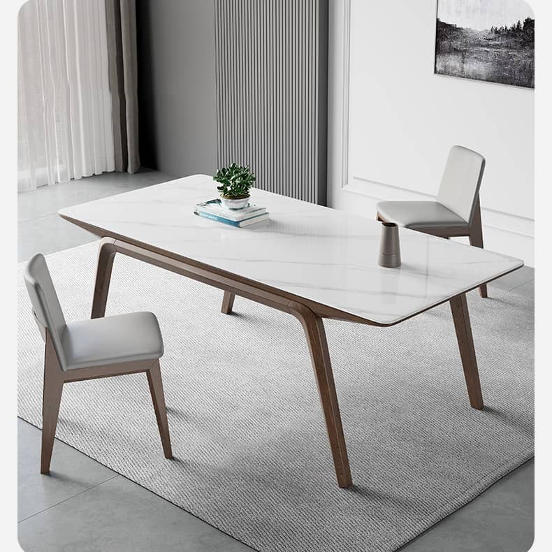 高級アッシュ材使用!スタイリッシュで快適な合皮チェア hagst-329