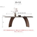 無垢材セラミック天板ダイニングテーブル 長方形 マット仕上げ イタリアンミニマルデザイン モダンシンプル hagst-5354